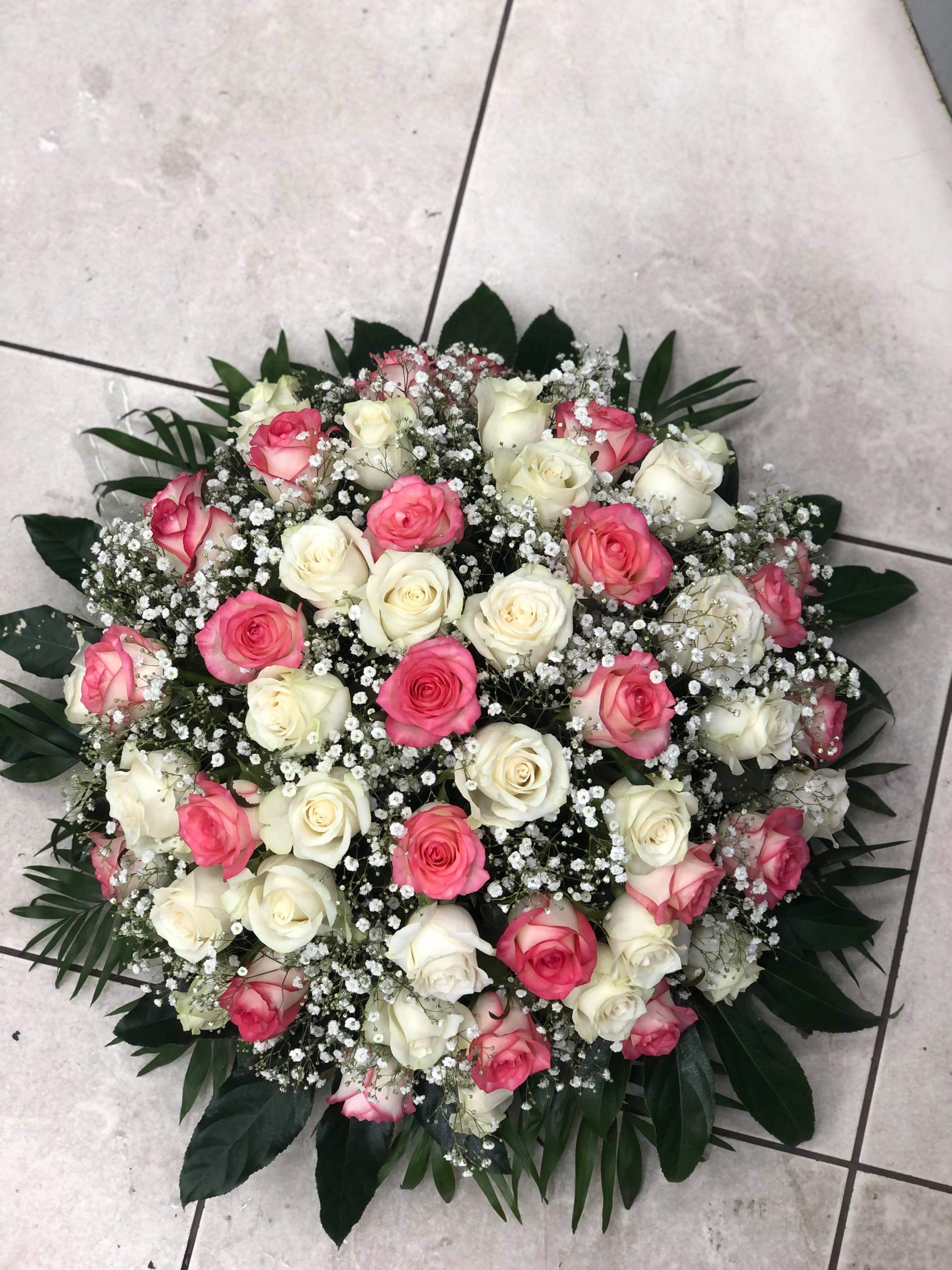 Coussin de roses