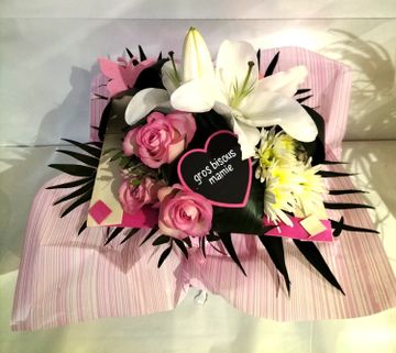Bouquet carré, fête des grands mères